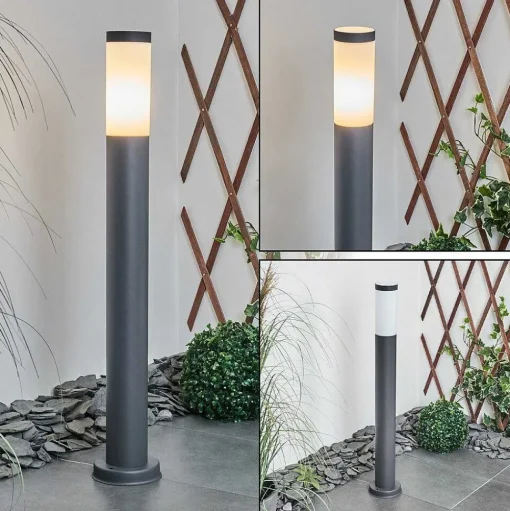 Borne Lumineuse Sessa Anthracite, 1 Lumiere