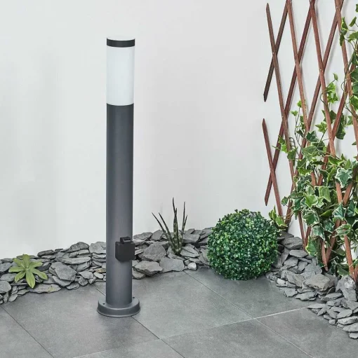 Borne Lumineuse Sessa Anthracite, 1 Lumiere