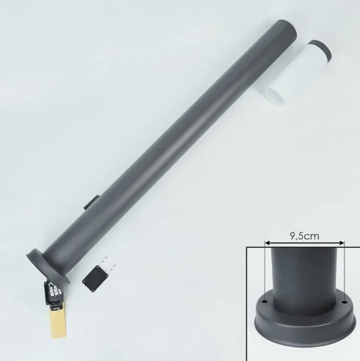 Borne Lumineuse Sessa Anthracite, 1 Lumiere
