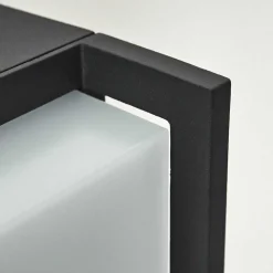 Borne Lumineuse Skove Led Anthracite, 1 Lumiere, Detecteur De Mouvement