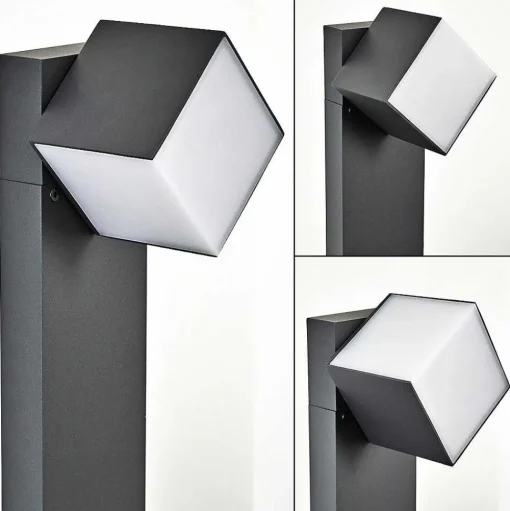 Borne Lumineuse Swanek Led Anthracite, 1 Lumiere