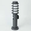 Borne Lumineuse Tunes Anthracite, 1 Lumiere, Detecteur De Mouvement