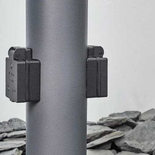 Borne Lumineuse Tunes Anthracite, 1 Lumiere
