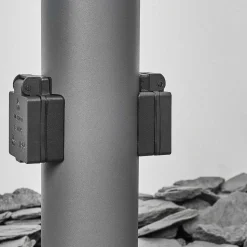 Borne Lumineuse Tunes Anthracite, 1 Lumiere