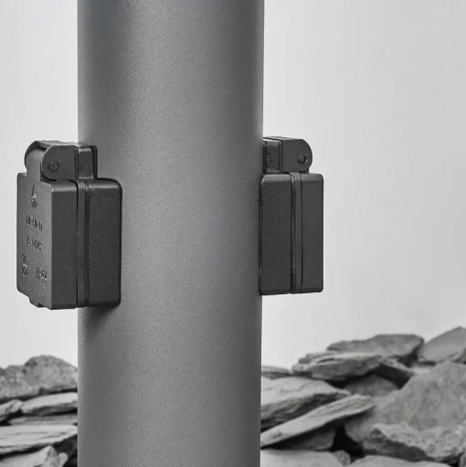 Borne Lumineuse Tunes Anthracite, 1 Lumiere