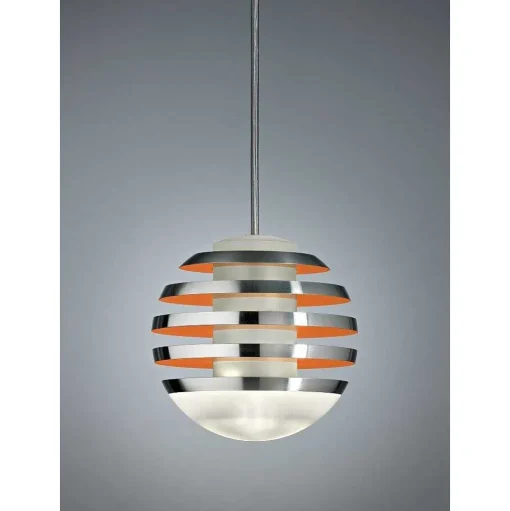 Bulo Tecnolumen Lampe Pendante Led Orange, 1 Lumiere