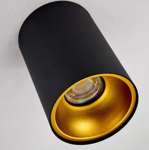 Downlight Grenada Noir, Noir Dore, 1 Lumiere