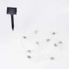 Guirlande Lumineuse Solaire Markhus Led Transparent, 10 Lumieres