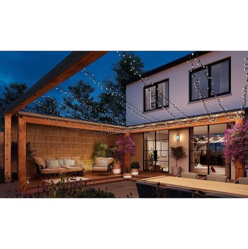 Guirlande Philips Hue Festavia Led Noir, 500 Lumieres, Changeur De Couleurs