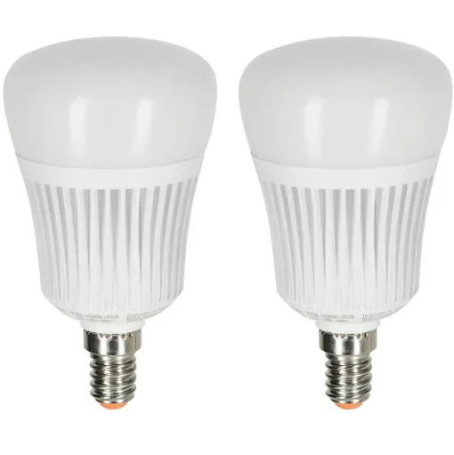 Idual E14 Led Rgb 7 Watt 2200-6500 Kelvin 470 Lumen Lot De 2 Avec Telecommande