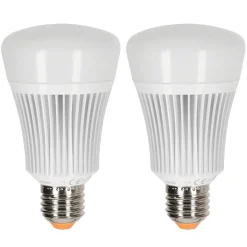 Idual E27 Led Rgb 11 Watt 2200-6500 Kelvin 806 Lumen Lot De 2 Avec Telecommande