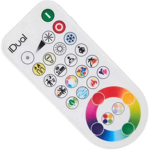 Idual Gu10 Led Rgb 6,5 Watt 2200-6500 Kelvin 345 Lumen Lot De 2 Avec Telecommande