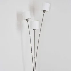 Lampadaire Alsen Nickel Mat, 3 Lumieres