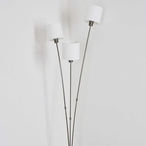 Lampadaire Alsen Nickel Mat, 3 Lumieres