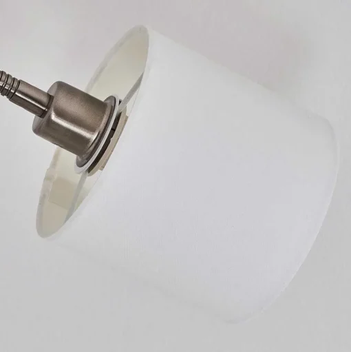 Lampadaire Alsen Nickel Mat, 2 Lumieres