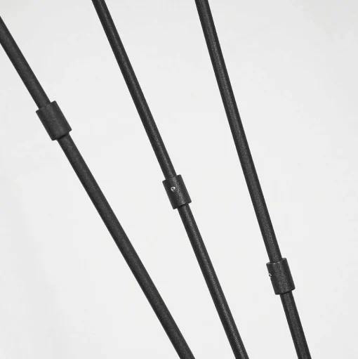 Lampadaire Alsen Noir, 3 Lumieres