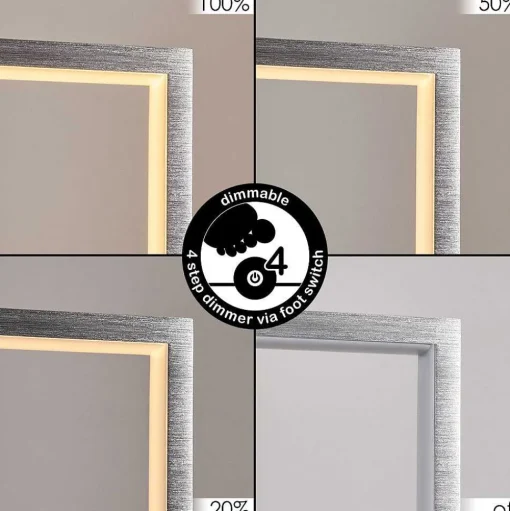 Lampadaire Bacolod Led Aluminium, 1 Lumiere