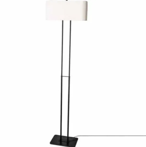 Lampadaire By Rydens Luton Noir, 2 Lumieres