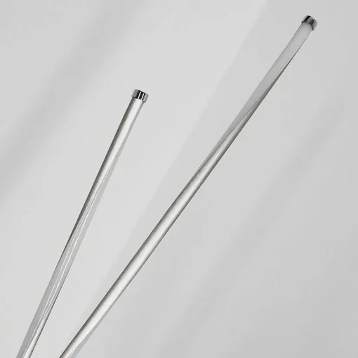 Lampadaire Concord Led Argente, 1 Lumiere