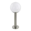 Lampadaire D'Exterieur Eglo Nisia-Z Led Acier Inoxydable, 1 Lumiere