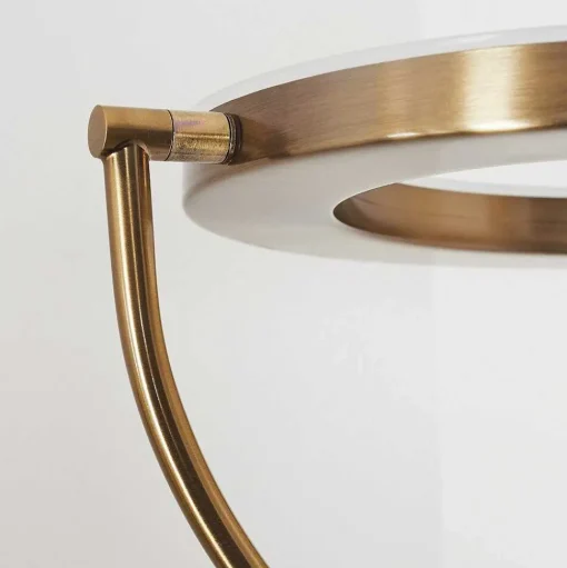 Lampadaire Donna Led Vieux Laiton, 2 Lumieres