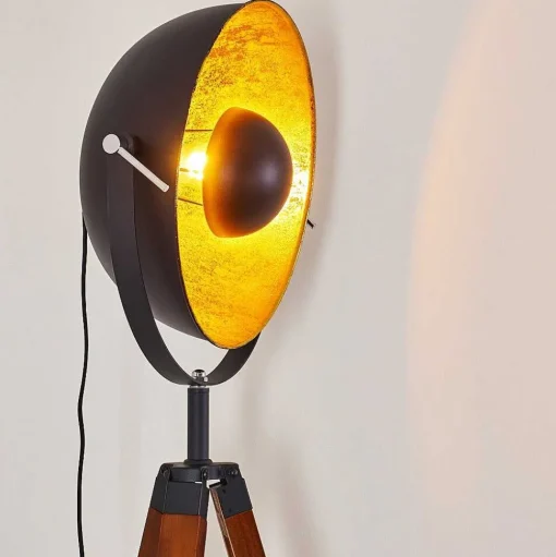 Lampadaire Jupiter Bois Fonce, 1 Lumiere