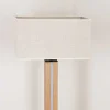 Lampadaire Kyneton Led Ecru, Noir, 2 Lumieres