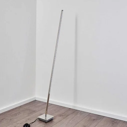 Lampadaire Lovrup Led Acier Inoxydable, 1 Lumiere