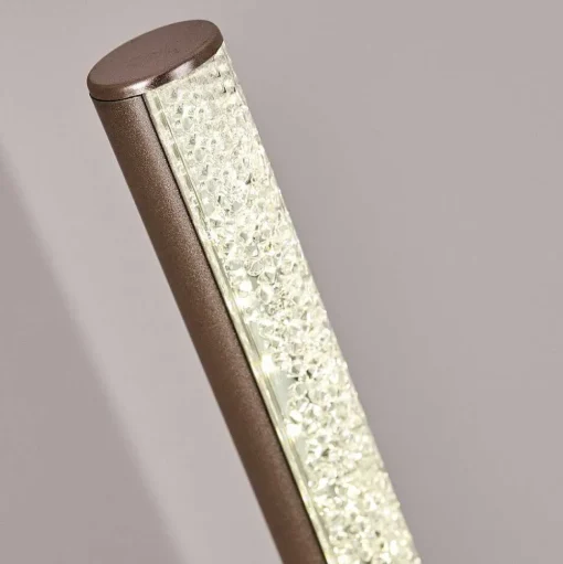 Lampadaire Lovrup Led Acier Inoxydable, 1 Lumiere