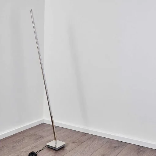 Lampadaire Lovrup Led Acier Inoxydable, 1 Lumiere