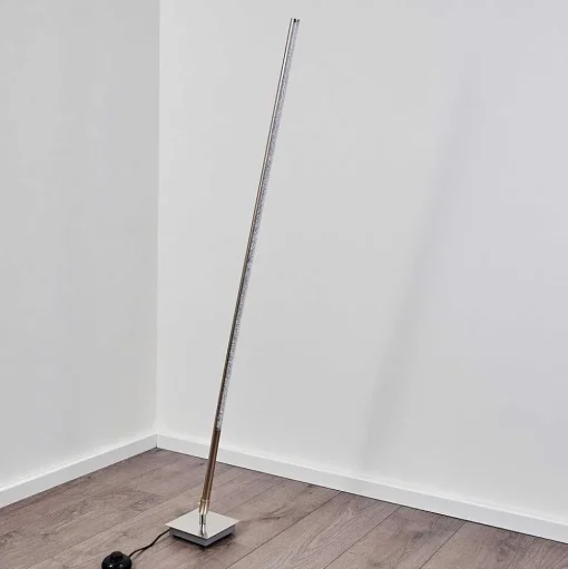Lampadaire Lovrup Led Acier Inoxydable, 1 Lumiere