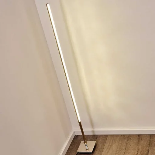 Lampadaire Lovrup Led Acier Inoxydable, 1 Lumiere