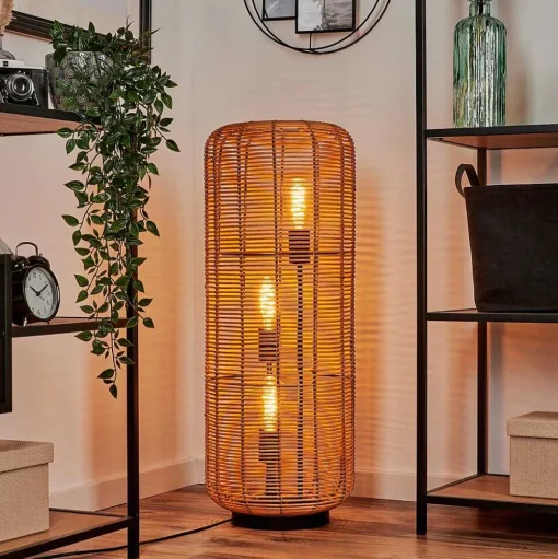 Lampadaire Mulstrand Ecru, Noir, 3 Lumieres