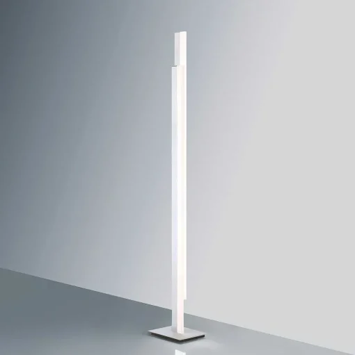 Lampadaire Paul Neuhaus Q-Tower Led Aluminium, 2 Lumieres, Telecommandes