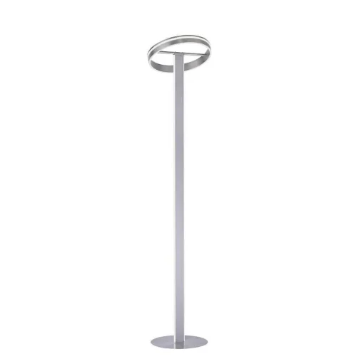 Lampadaire Paul-Neuhaus Q-Vito Led Acier Brosse, 3 Lumieres, Telecommandes