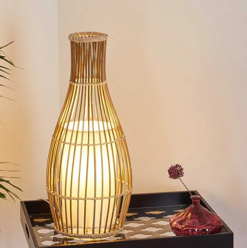 Lampadaire Saranda Brun, 1 Lumiere
