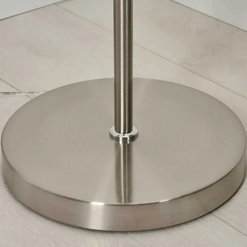 Lampadaire Theron Led Nickel Mat, 1 Lumiere, Telecommandes