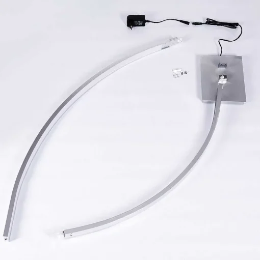 Lampadaire Uttorp Led Argente, 1 Lumiere