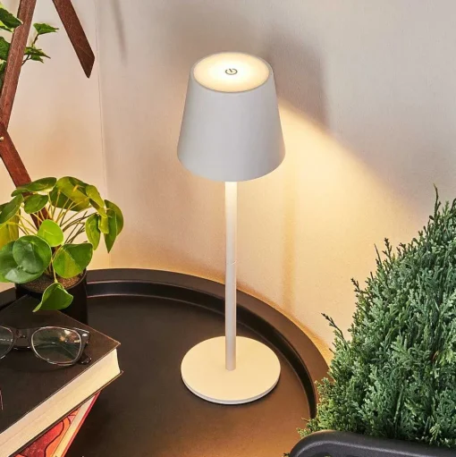 Lampe A Poser Allen Led Blanc, 1 Lumiere