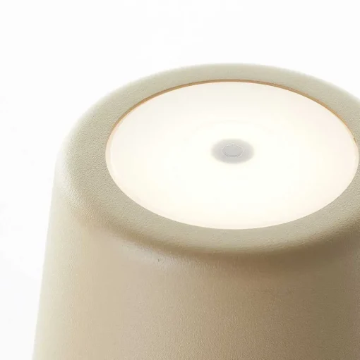 Lampe A Poser Brilliant Kaami Led Brun, 1 Lumiere