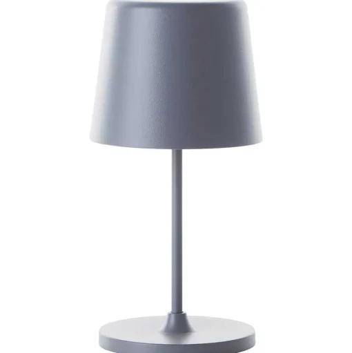 Lampe A Poser Brilliant Kaami Led Gris, 1 Lumiere