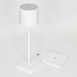 Lampe A Poser Cajas Led Blanc, 1 Lumiere