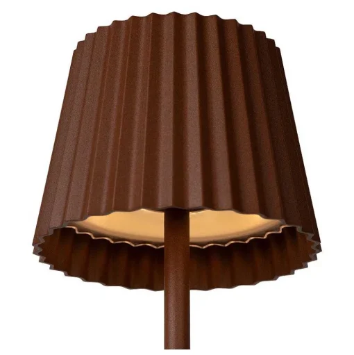 Lampe A Poser Lucide Justine Led Rouille, 1 Lumiere
