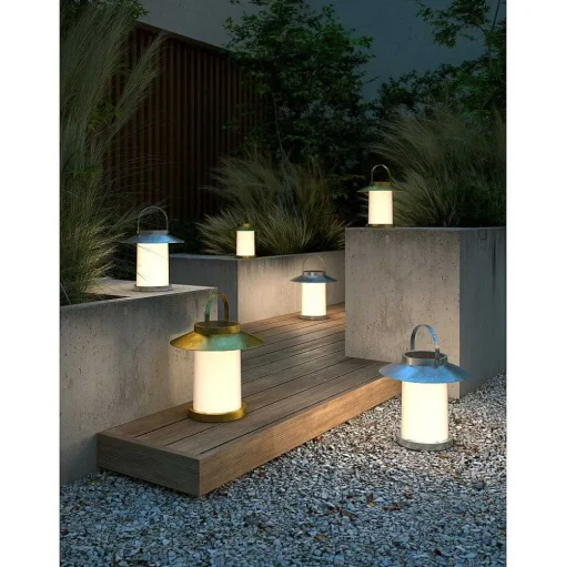 Lampe A Poser Nordlux Temple Led Zingue, 1 Lumiere