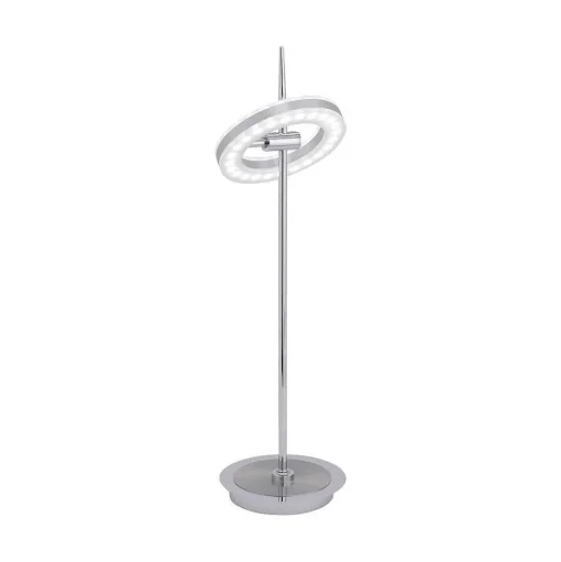 Lampe A Poser Paul Neuhaus Q-Amy Led Acier Inoxydable, 2 Lumieres, Telecommandes