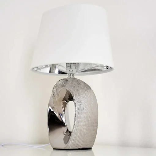 Lampe A Poser Rovio Argente, 1 Lumiere