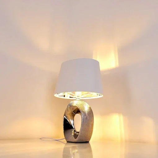 Lampe A Poser Rovio Argente, 1 Lumiere