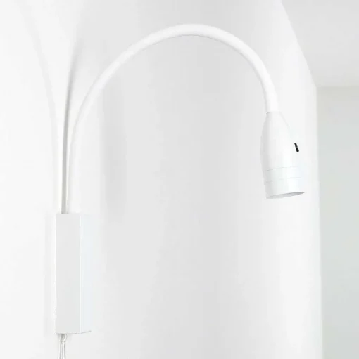 Lampe De Chevet Alsea Led Blanc, 1 Lumiere, Detecteur De Mouvement