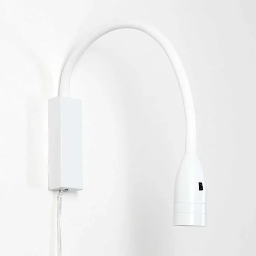 Lampe De Chevet Alsea Led Blanc, 1 Lumiere, Detecteur De Mouvement