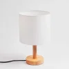 Lampe De Table Akrema Ecru, Noir, 1 Lumiere